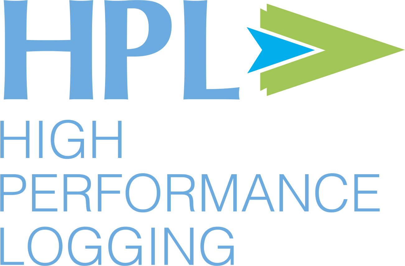 High performance logging logo